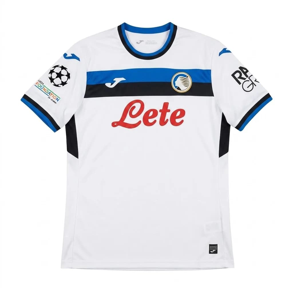 Atalanta BC 2024/2025 Charles De Ketelaere Away front view football shirt